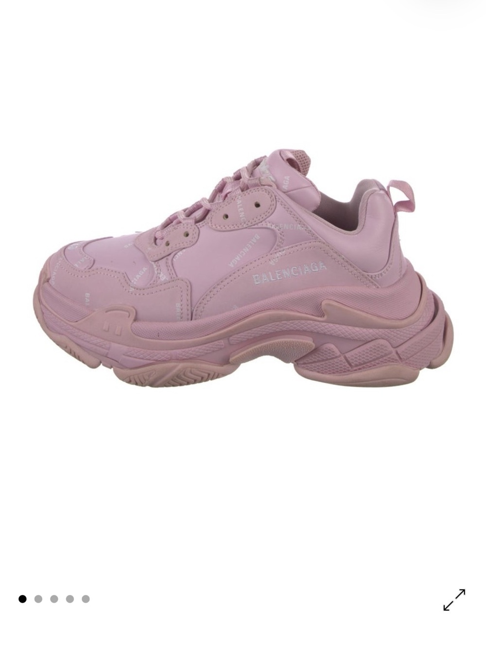 Balenciaga Triple S Pastel Pink Women's Chunky Sneaker